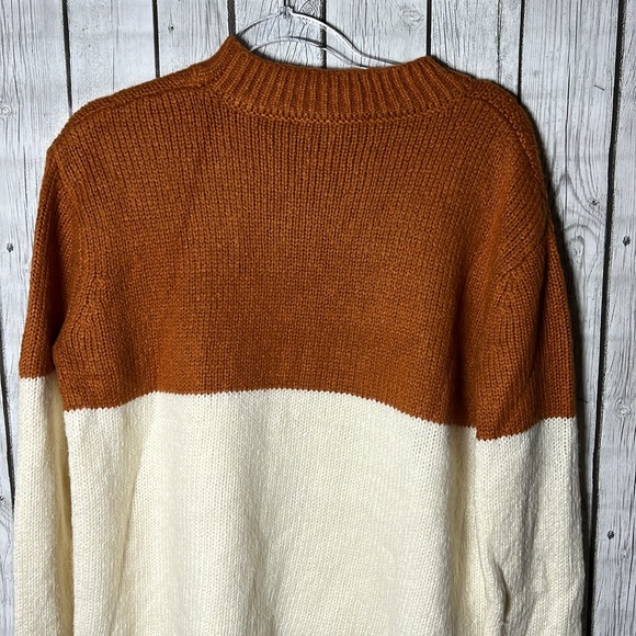 Peace Love World “Thankful” spice Intarsia Sweater Size XS - Picture 13 of 14